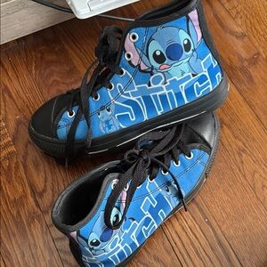 Stitch Kids High-Top Sneakers - Blue